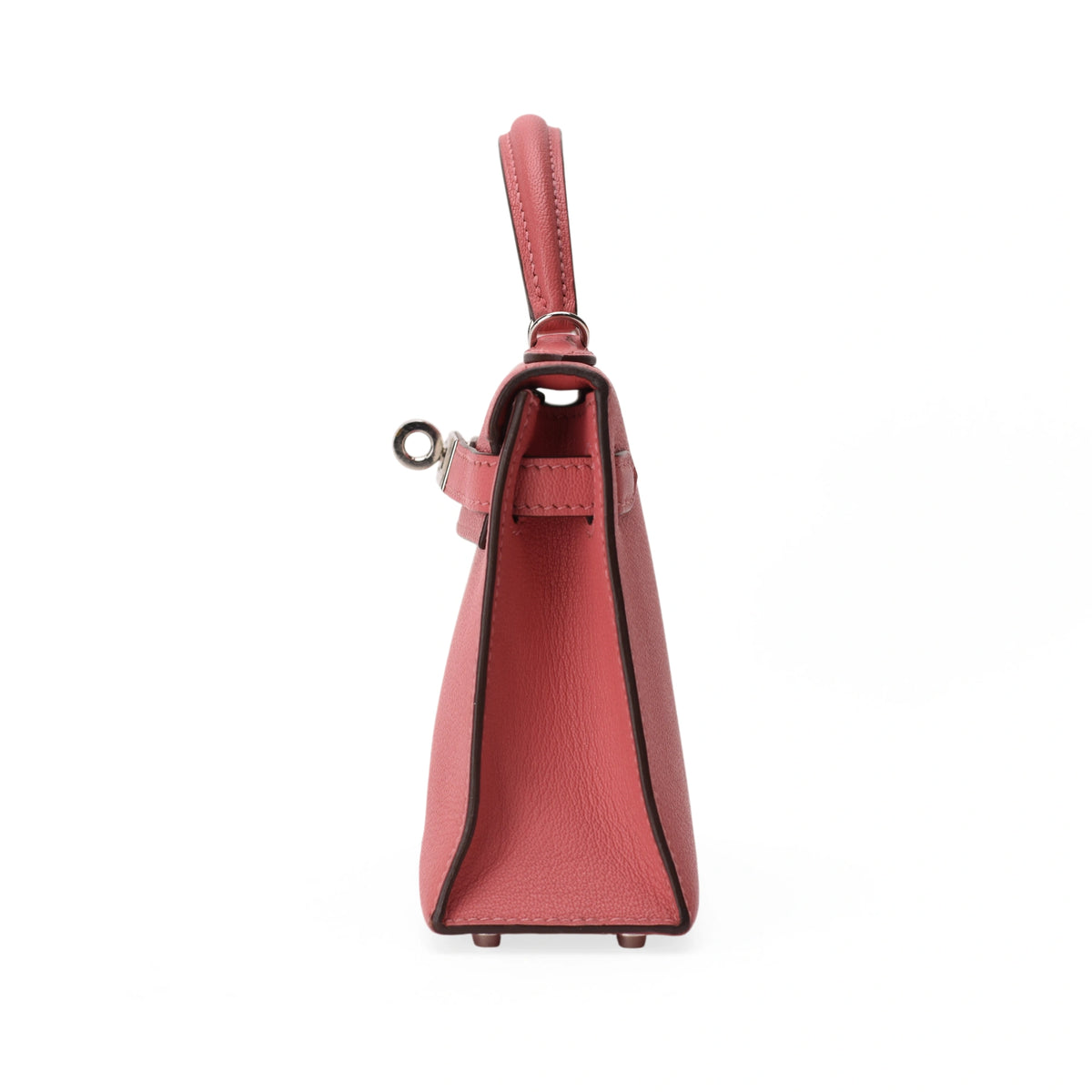 Hermès Mini Kelly Rose Lipstick Chèvre PHW