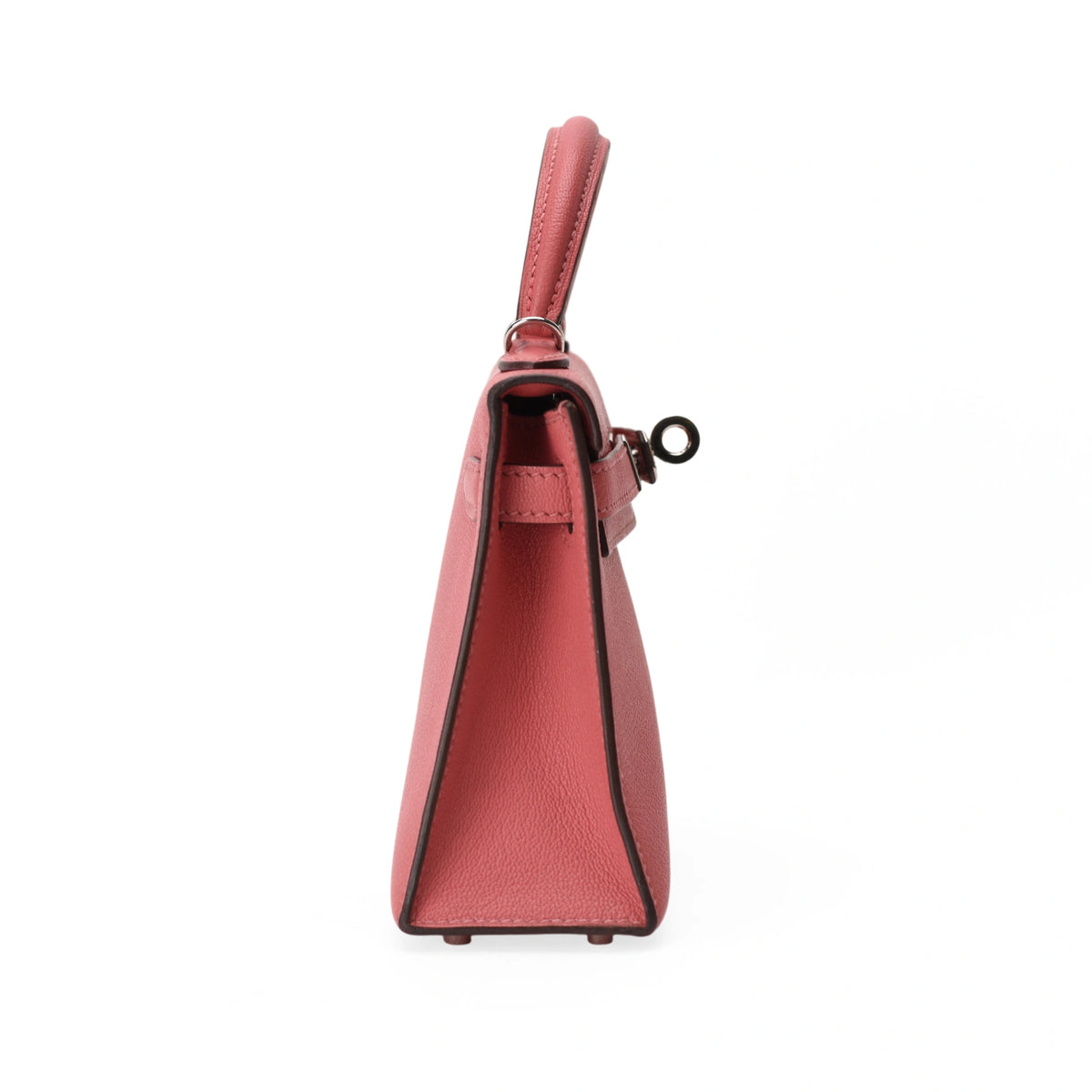 Hermès Mini Kelly Rose Lipstick Chèvre PHW