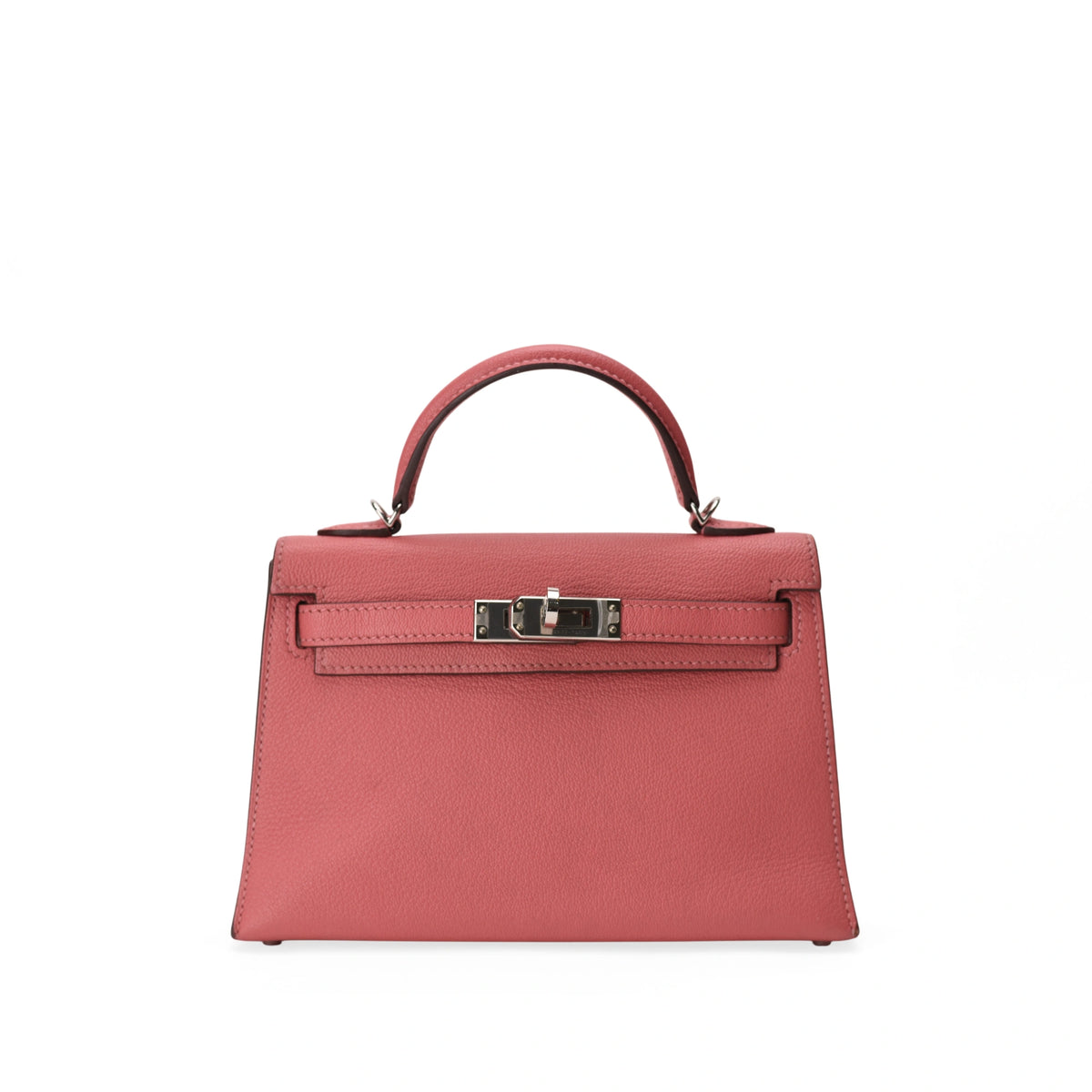 Hermès Mini Kelly Rose Lipstick Chèvre PHW