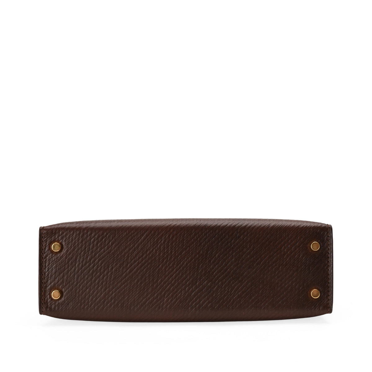 Hermès Mini Kelly Sellier Volynka Terre leather base with gold hardware. curated Pre-loved Luxury by Myluxe in Helsinki.
