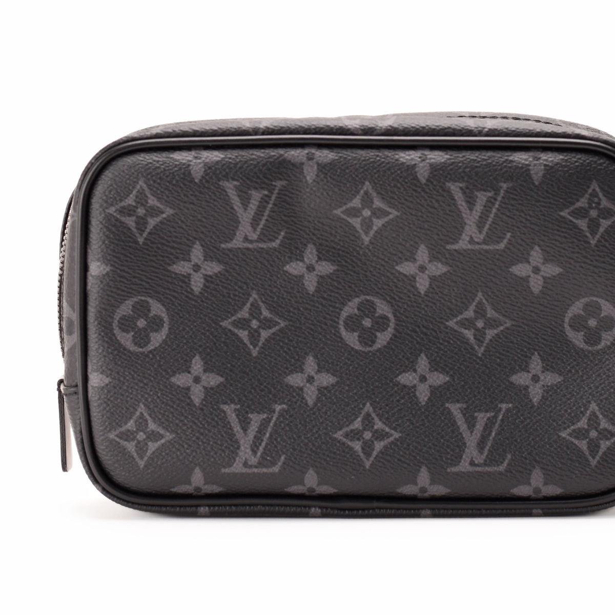 Black Monogram Coated Canvas Pouch, curated Pre-loved Luxury by Myluxe in Helsinki.