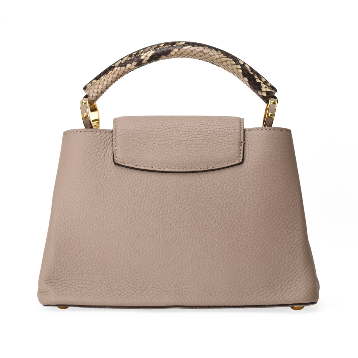 Louis Vuitton Capucines BB Galet Gray Python