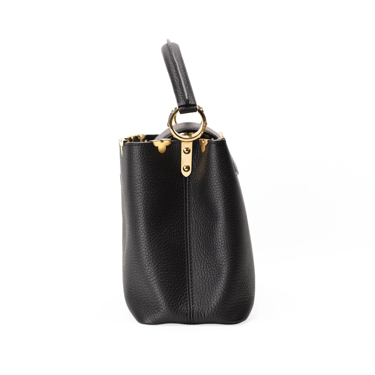 Louis Vuitton Capucines PM Monogram Blossom Black