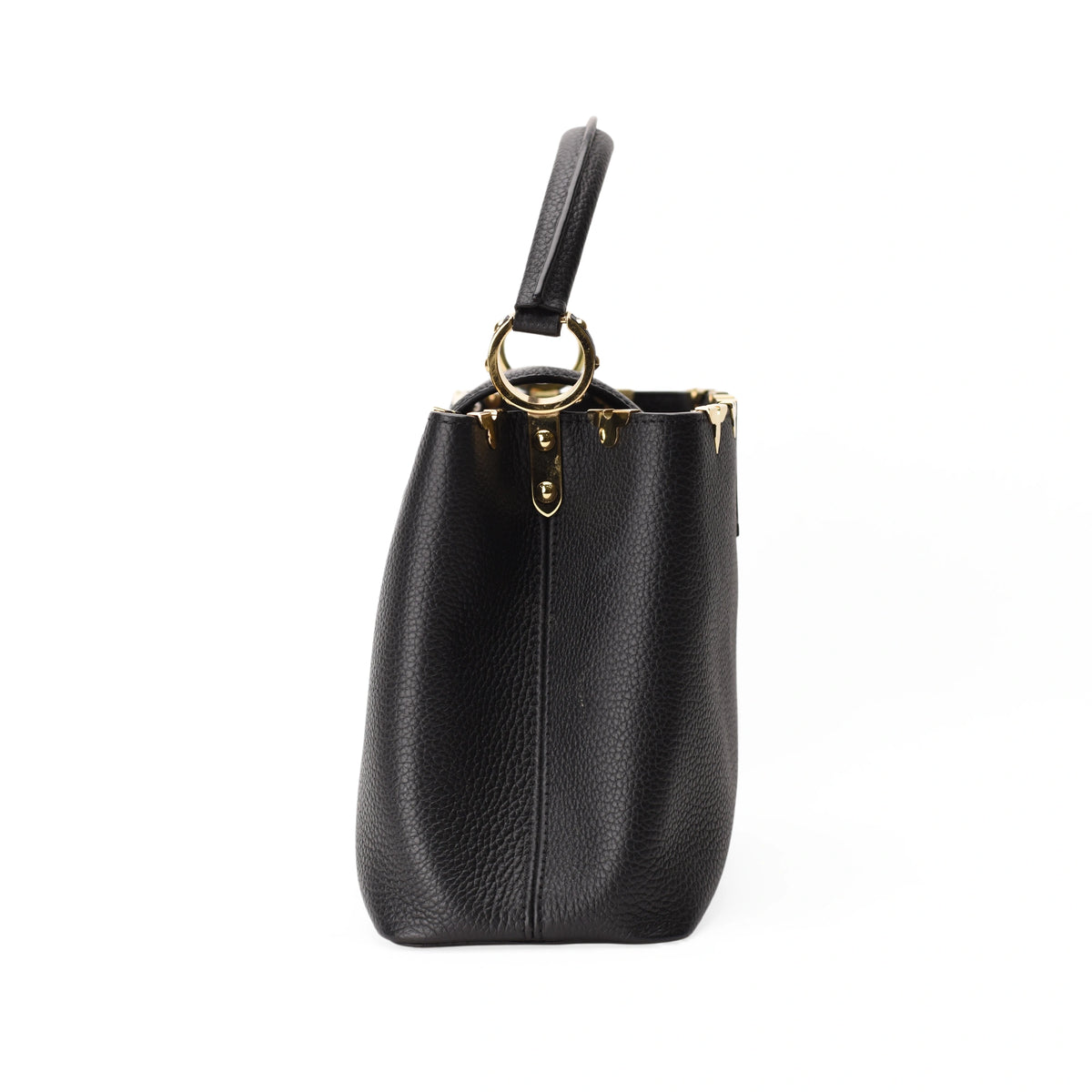 Louis Vuitton Capucines PM Monogram Blossom Black