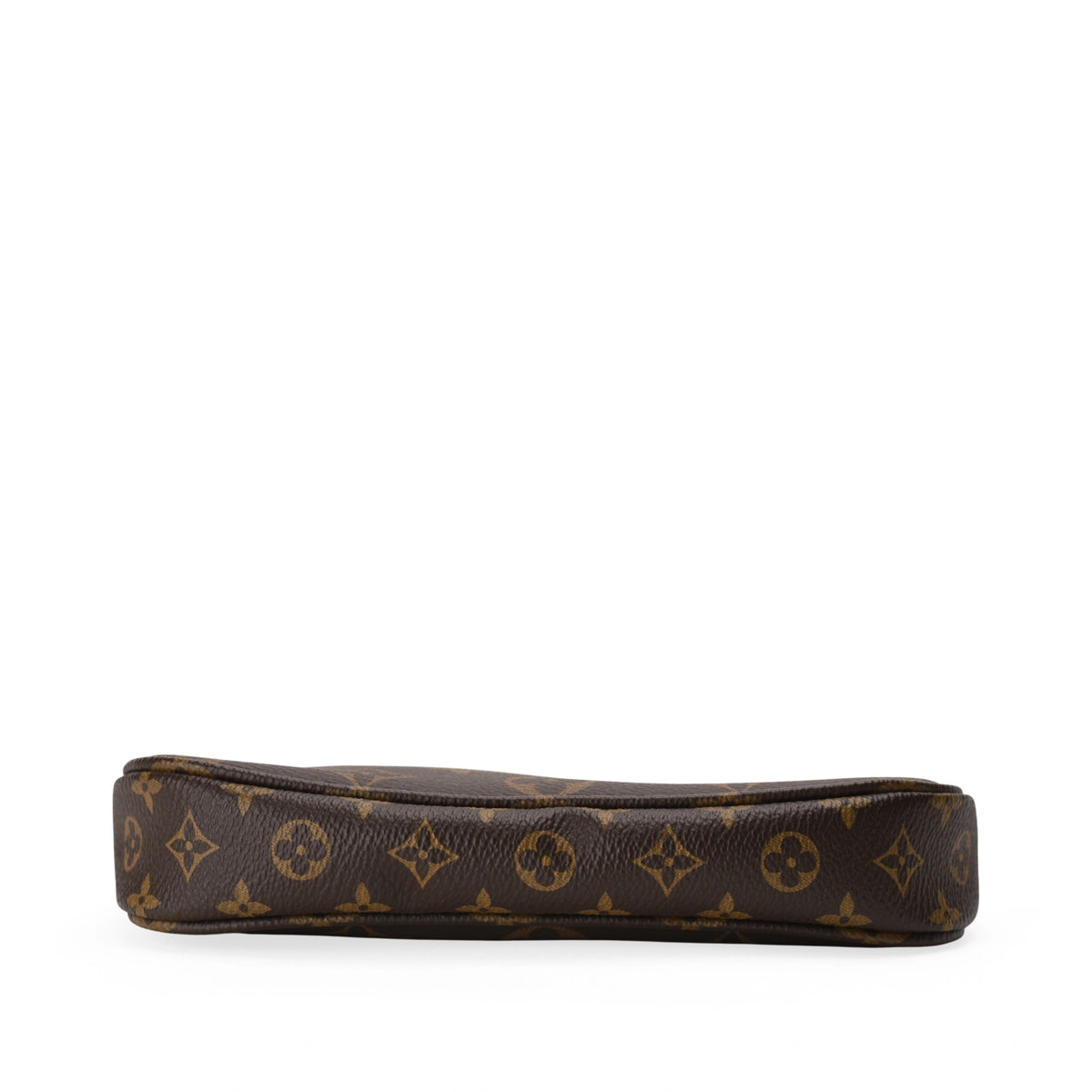 Louis Vuitton Monogram canvas multi pochette mini bag in brown. curated Pre-loved Luxury by Myluxe in Helsinki.