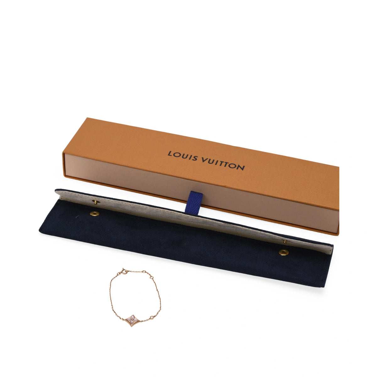 Louis Vuitton Color Blossom BB Star Bracelet, Pink Gold, White Mother-of-Pearl and Diamond