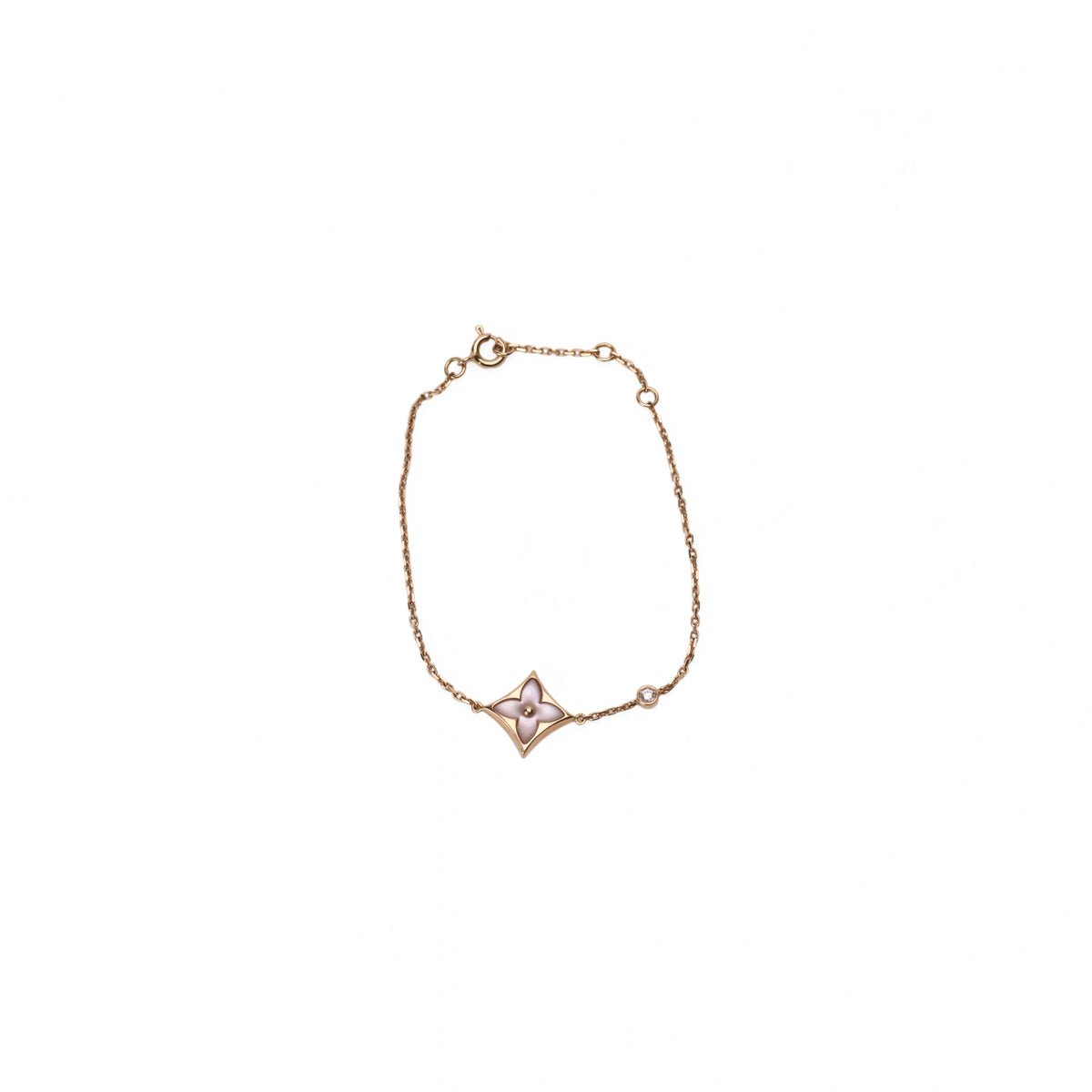 Louis Vuitton Color Blossom BB Star Bracelet, Pink Gold, White Mother-of-Pearl and Diamond