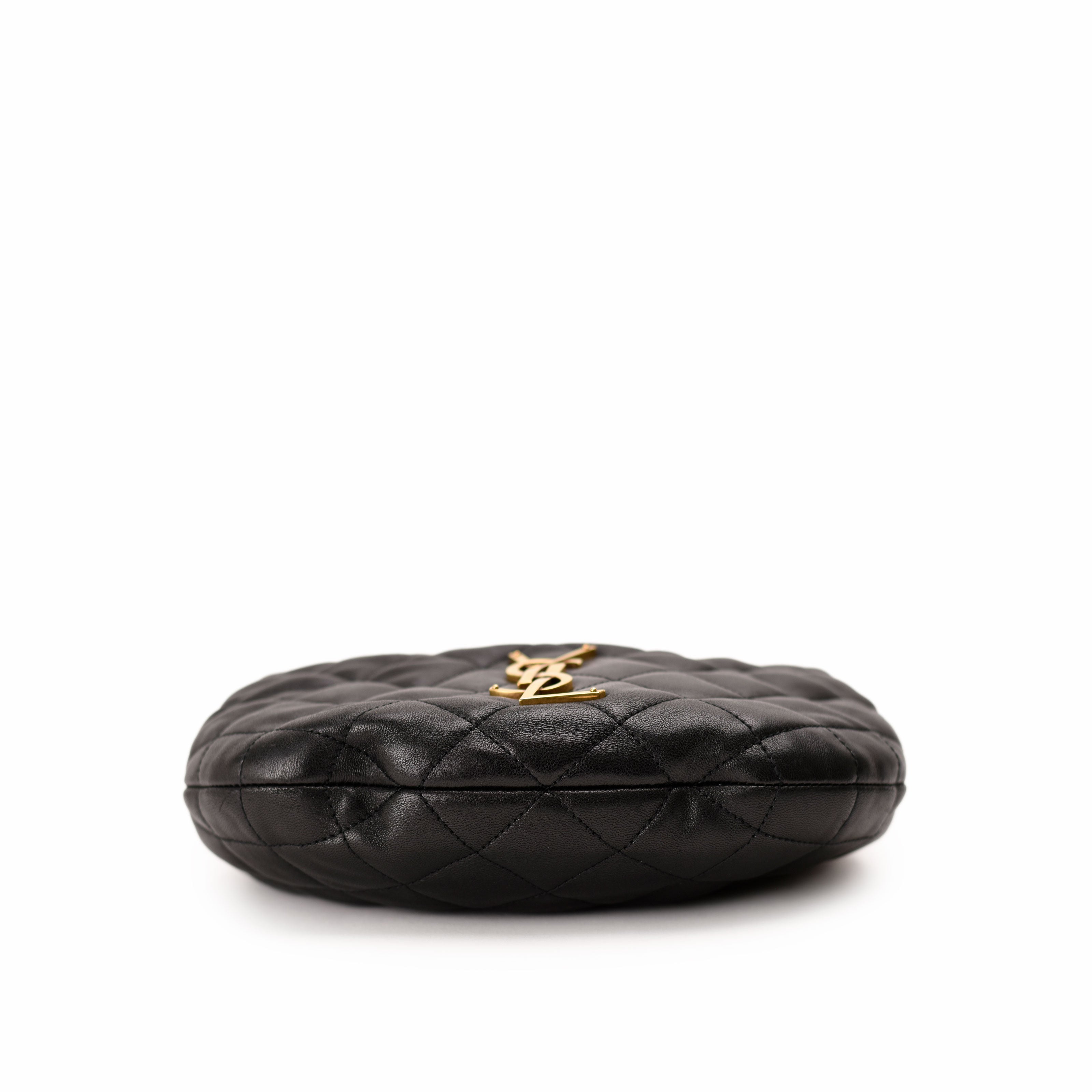 Saint Laurent Icarino Black Quilted Nappa