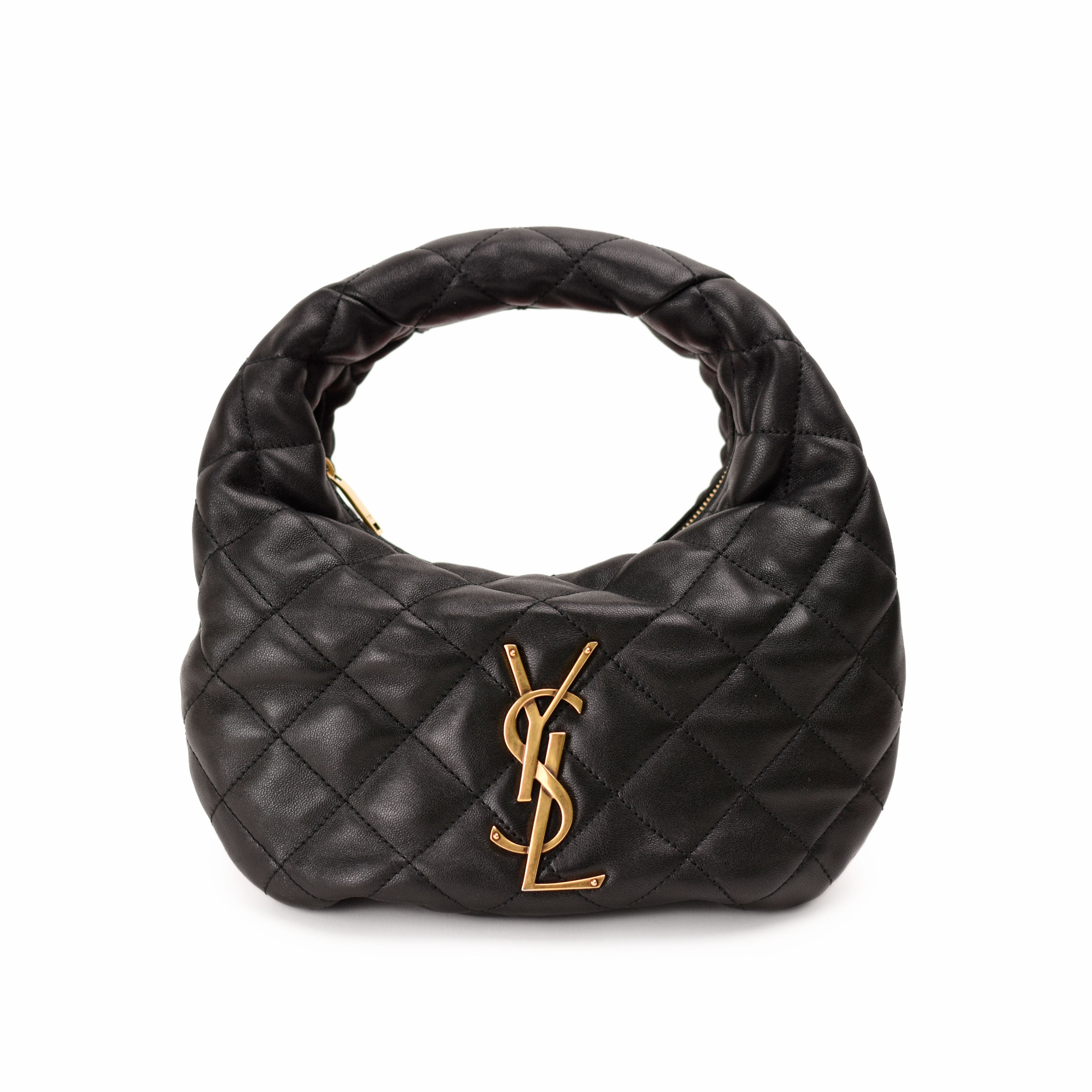 Saint Laurent Icarino Black Quilted Nappa