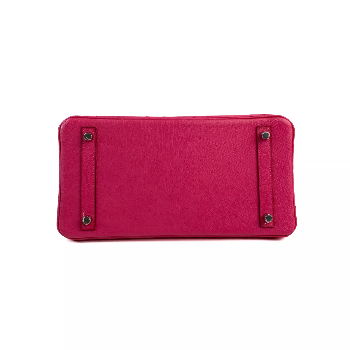 Hermes Birkin 30 Ostrich Fuchsia Pink PHW 6